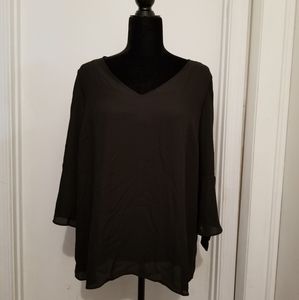 Thalia sodi Grommet-sleeve blouse